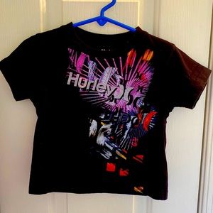 Hurley 2T Black, Cotton Graphic T-shirt